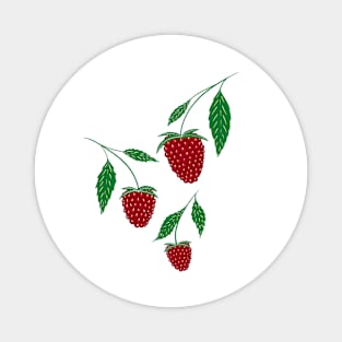 Sweet raspberries Magnet